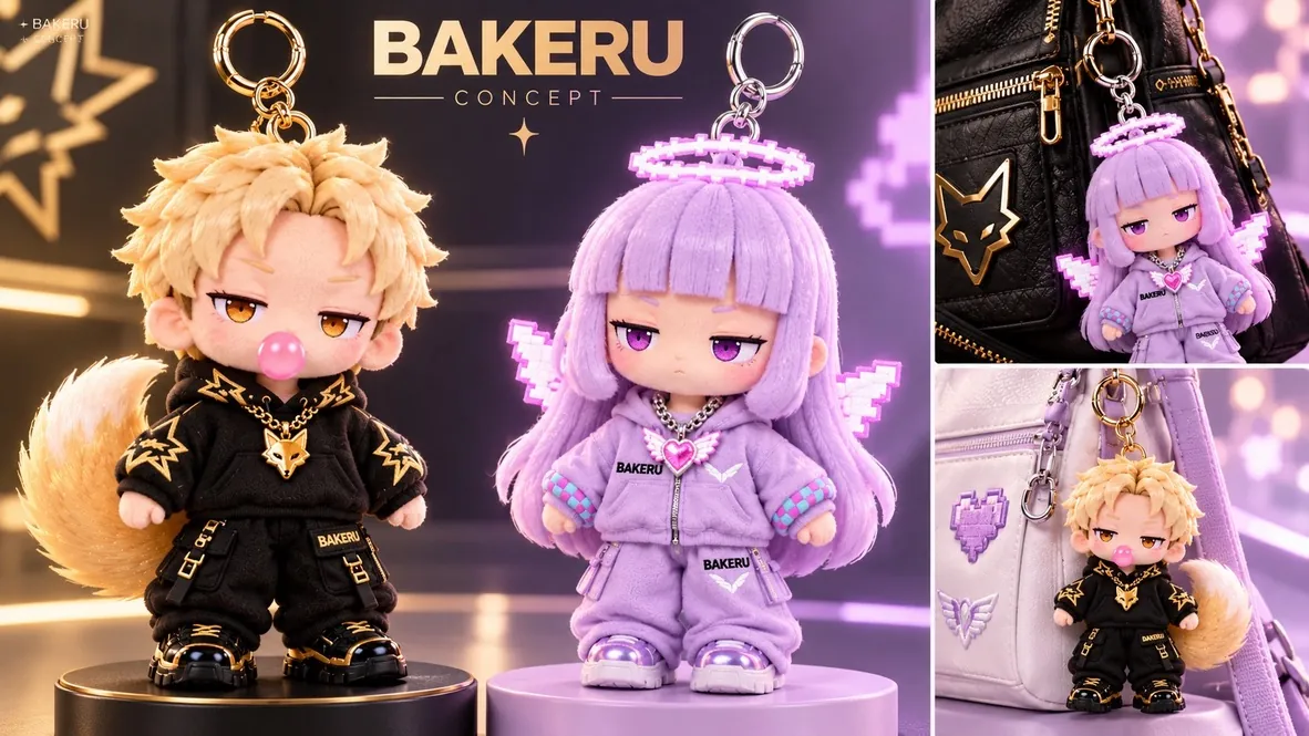 BAKERU PLUSH CHARM